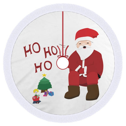 Design a Custom Tree Skirt with Tassels | Your Photo as the Foundation