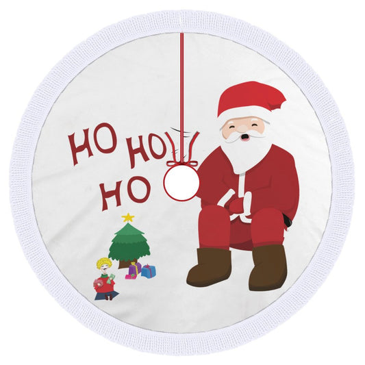 Design a Custom Tree Skirt with Tassels | Your Photo as the Foundation