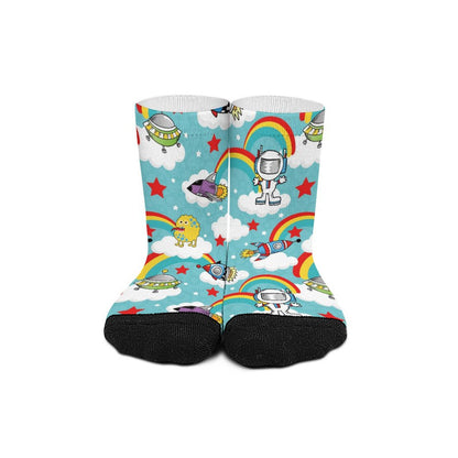 Custom Printed Socks | Personalized Polyester Crew Socks