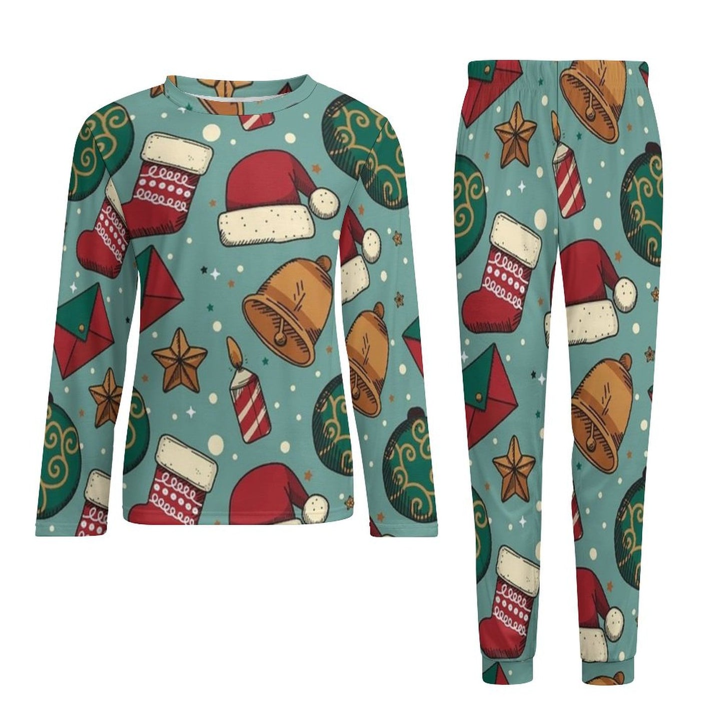 Custom Men's Pajama Set | Personalized Stretch-Fit Loungewear