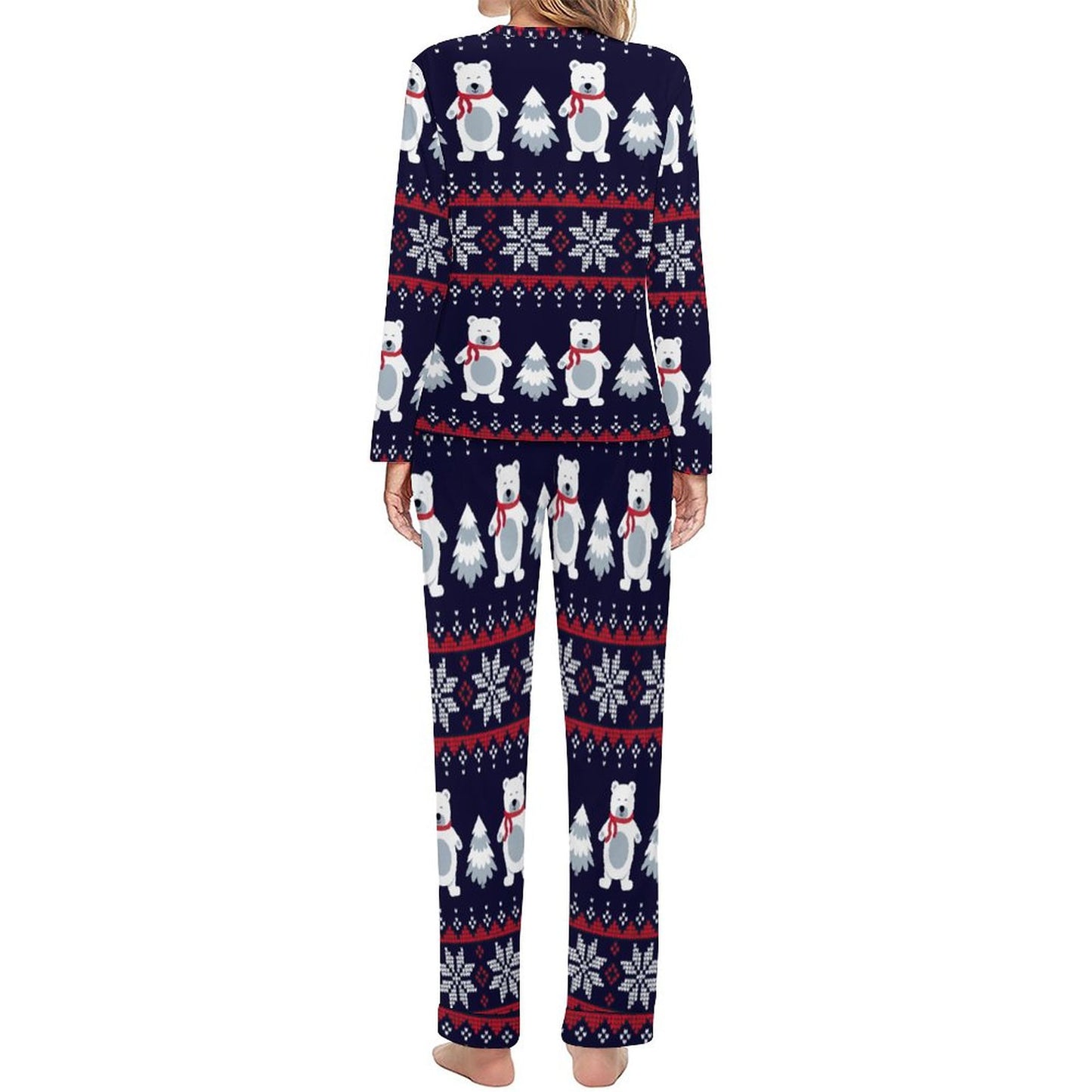 Custom Women's Lounge Set with Pockets | Soft Sleepwear Pajamas (XS-6XL)