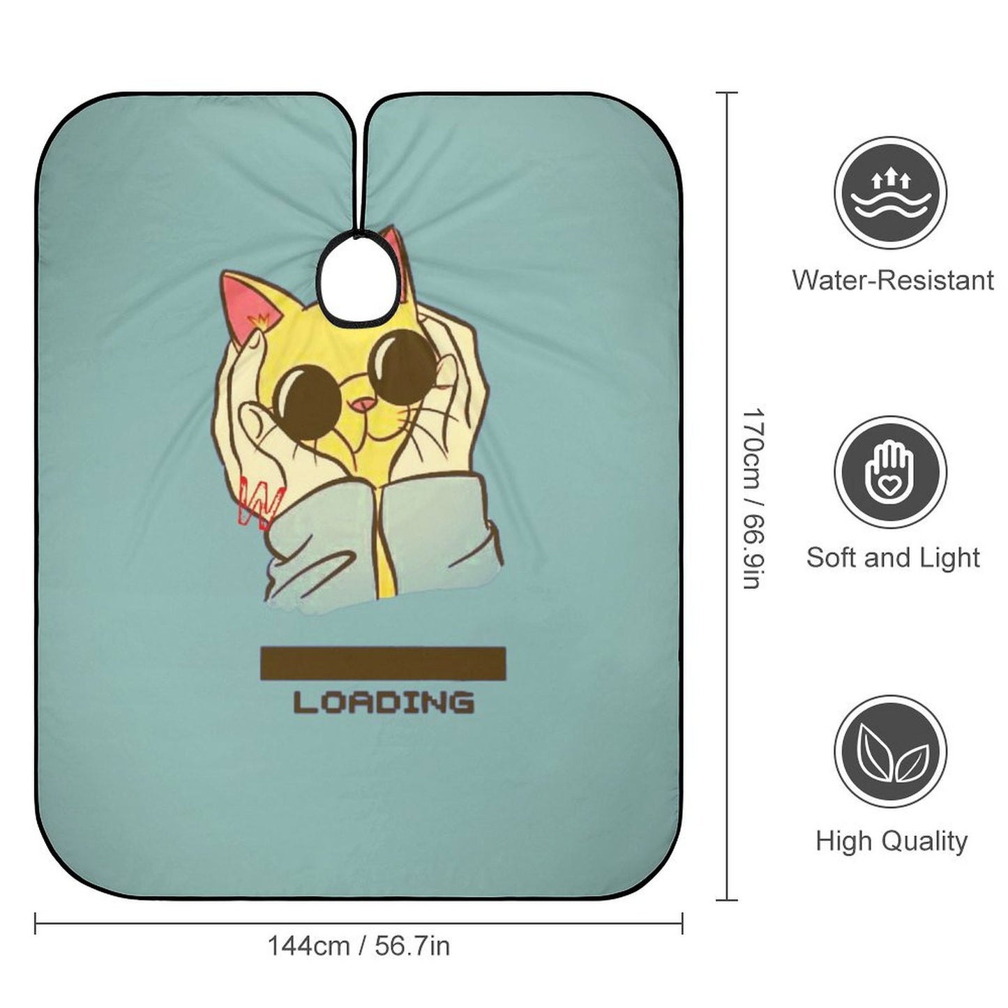 Custom Barber Cape with Logo | Personalized Salon & Hair Cutting Cape