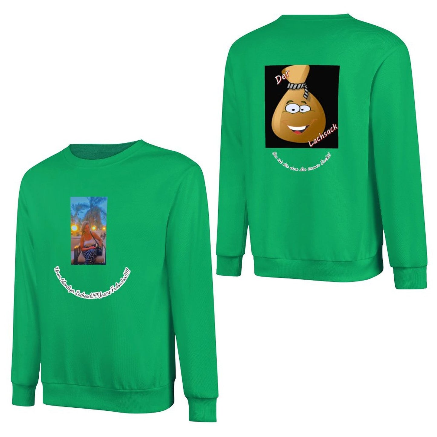 Custom Front & Back Print Hoodie | 100% Cotton Unisex Sweatshirt