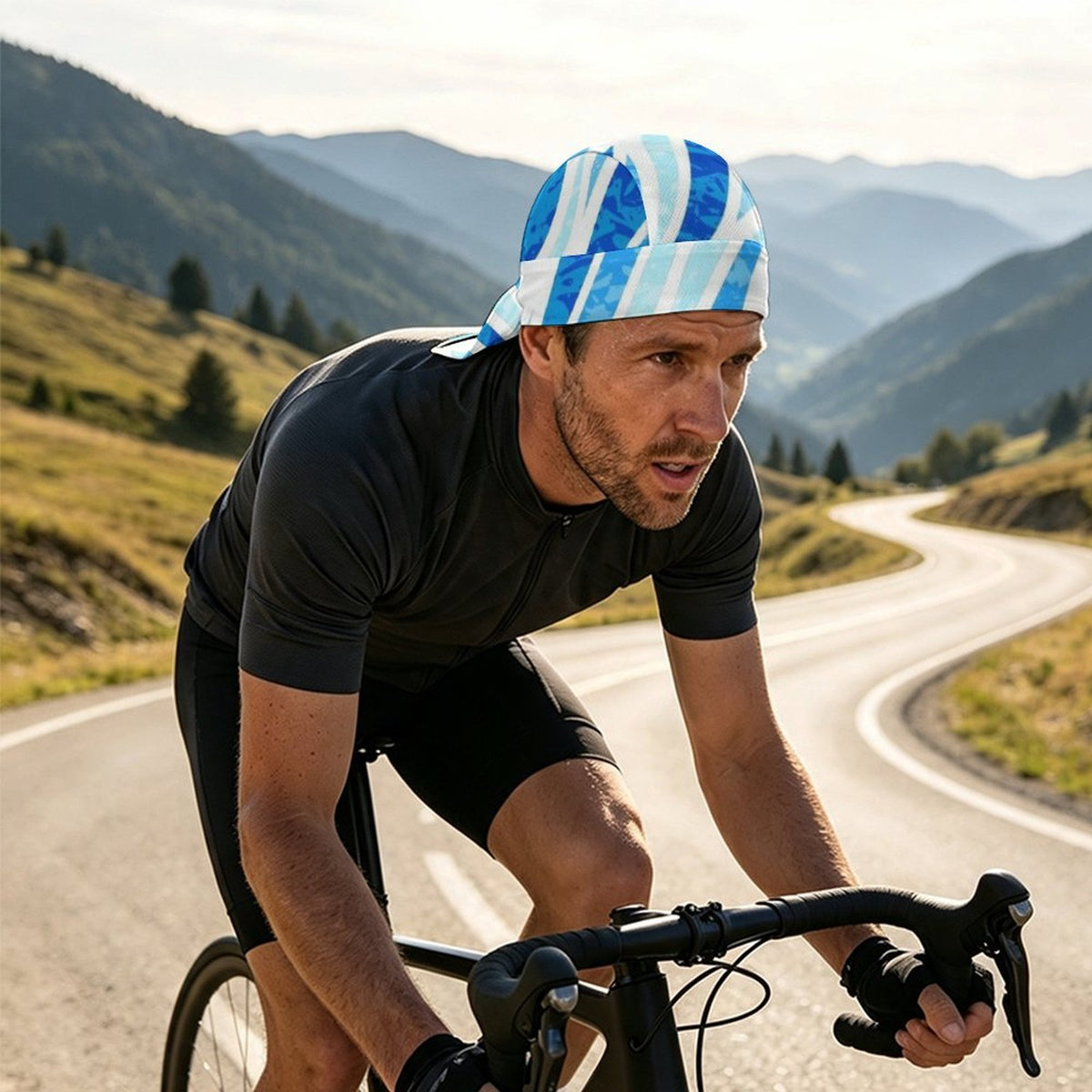 Custom Cycling Neck Gaiter - Breathable Mesh Face Mask for Outdoor Sports