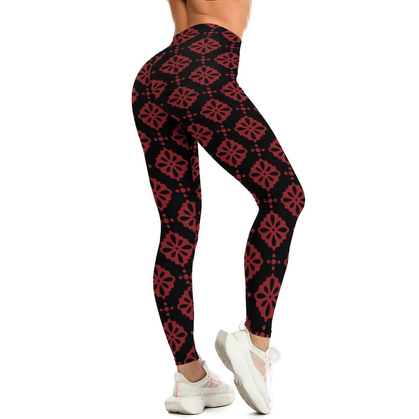 Custom High Waisted Yoga Leggings | Tummy Control Workout Pants