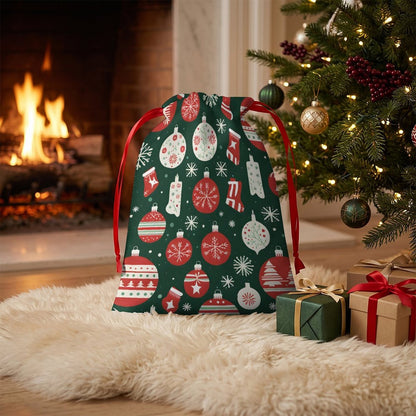 Custom Plush Drawstring Bag - Personalized Velvet Gift Pouch