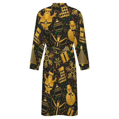 Custom Men's Robe | Personalized Silk Dressing Gown for Him