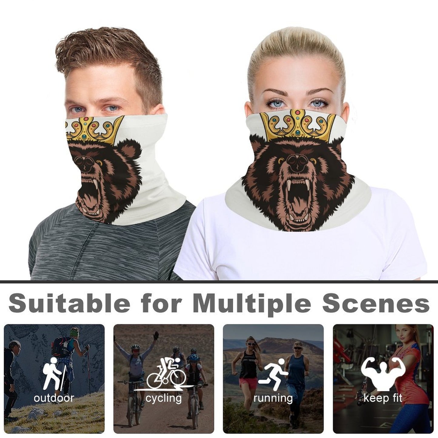 Custom Neck Gaiter | Personalized Face Shield & Balaclava