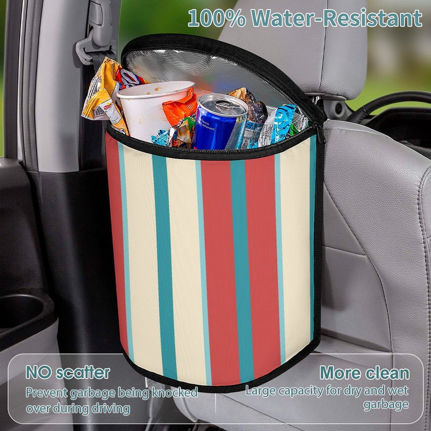 Custom Car Trash Bag | Leakproof & Personalized Vehicle Organizer