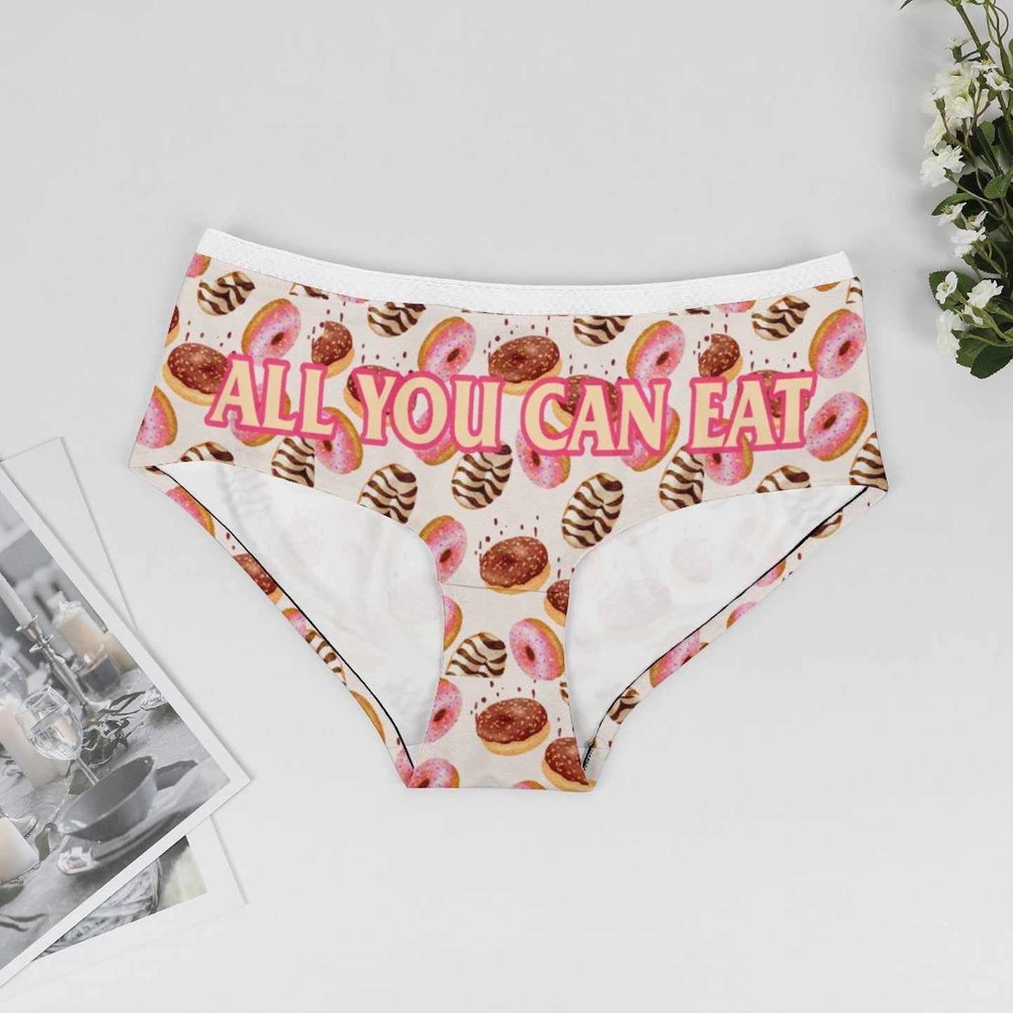Custom Lace Panties | Personalized Photo Underwear for Her