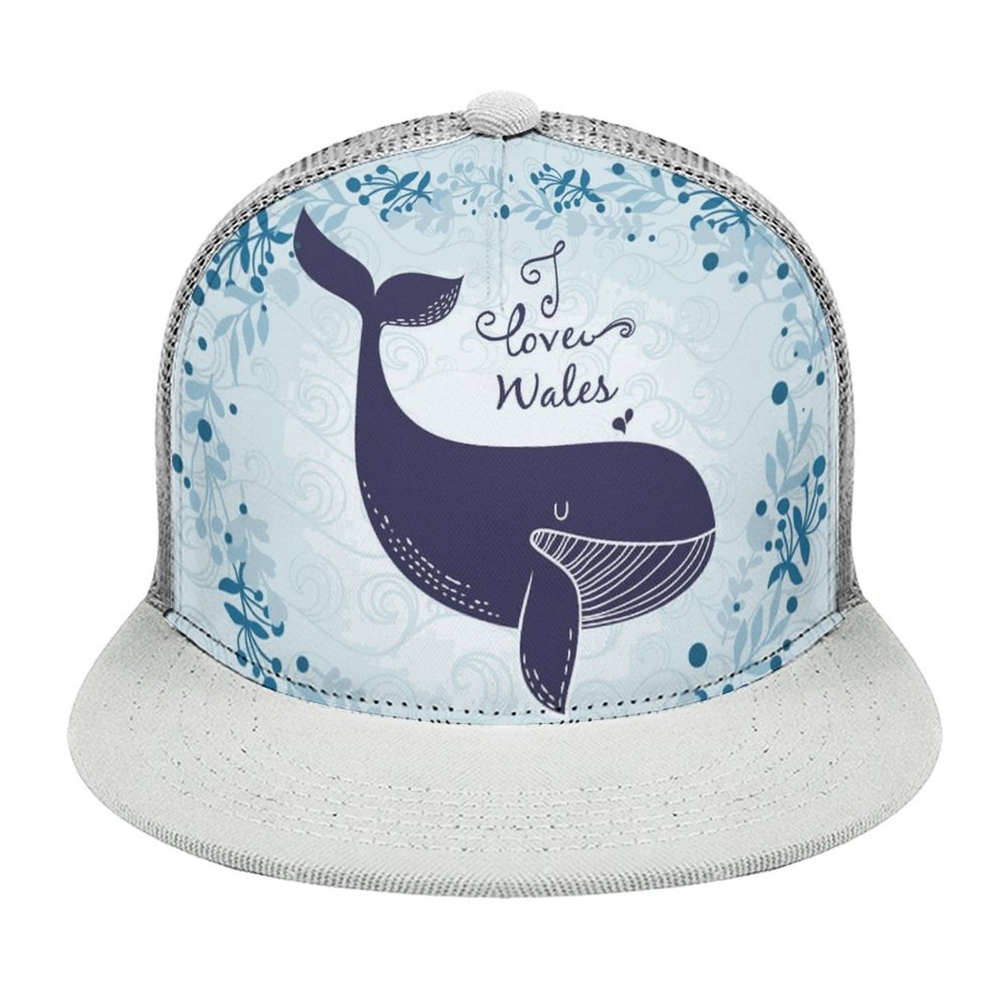 Design a Custom Flat Brim Trucker Hat | Mesh Snapback Cap