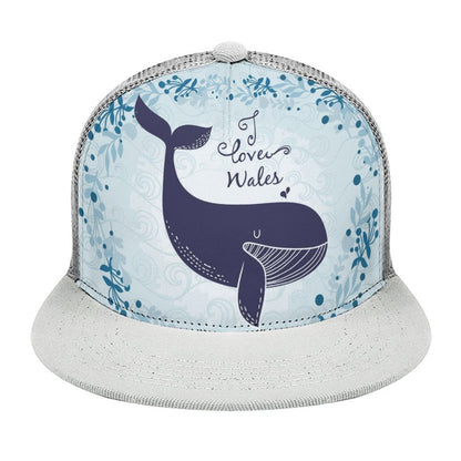 Design a Custom Flat Brim Trucker Hat | Mesh Snapback Cap
