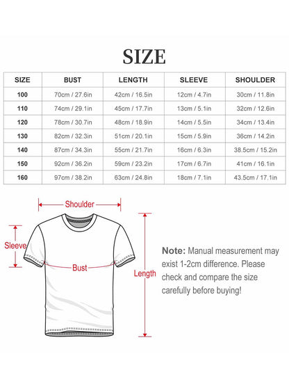 Custom Kids T-Shirt | Personalized 100% Cotton Graphic Tee