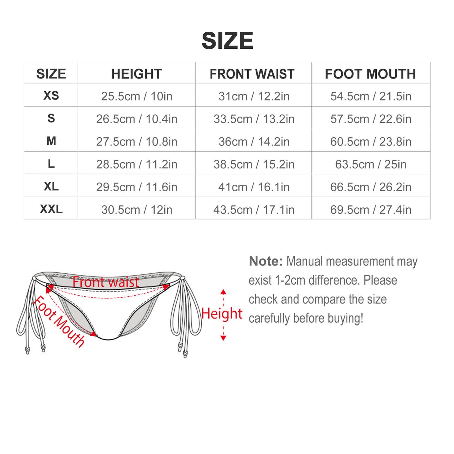 Custom Tie-Side Bikini Bottoms: Adjustable String Swim Briefs