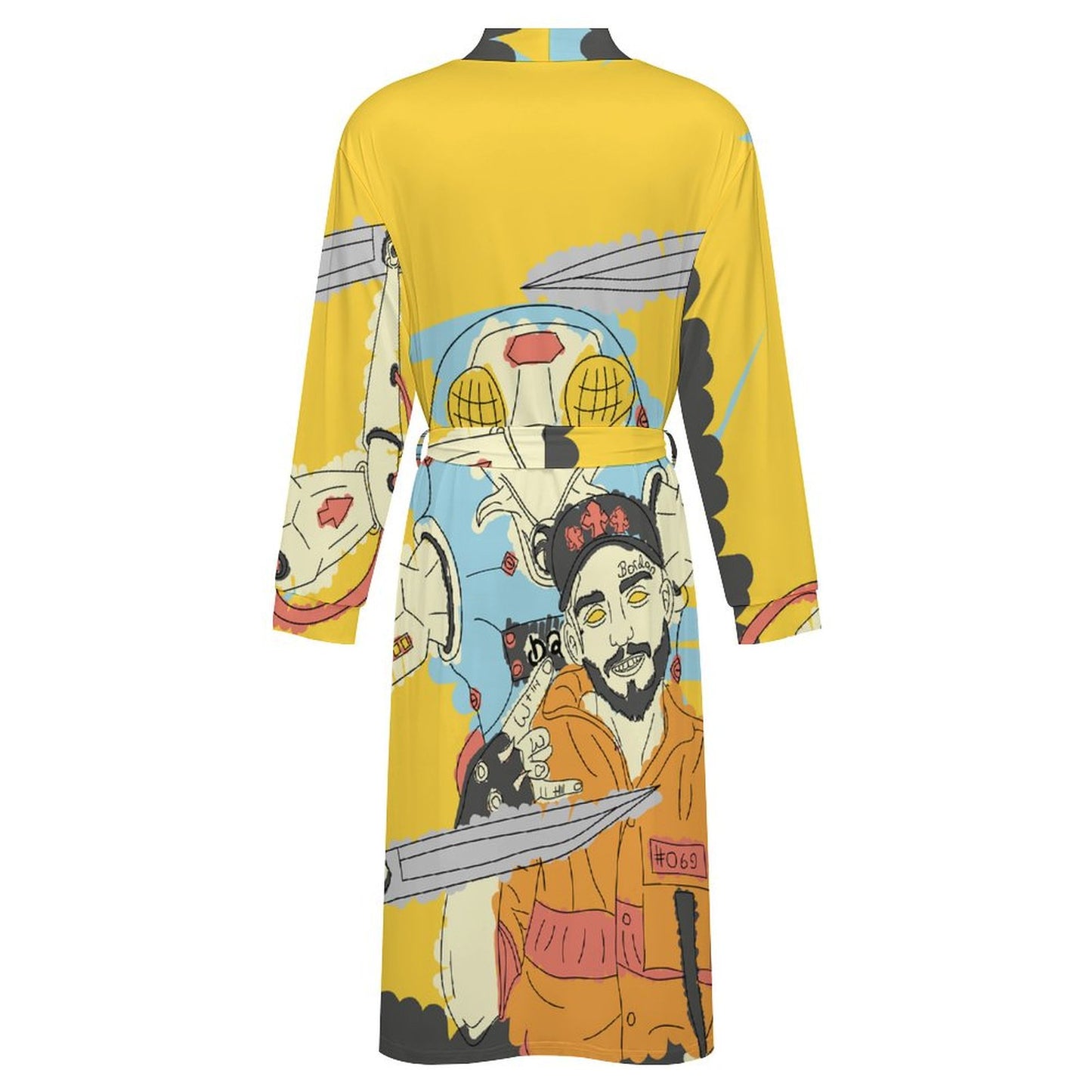 Custom Photo Silk Robe | Personalized Milk Silk Loungewear Gift