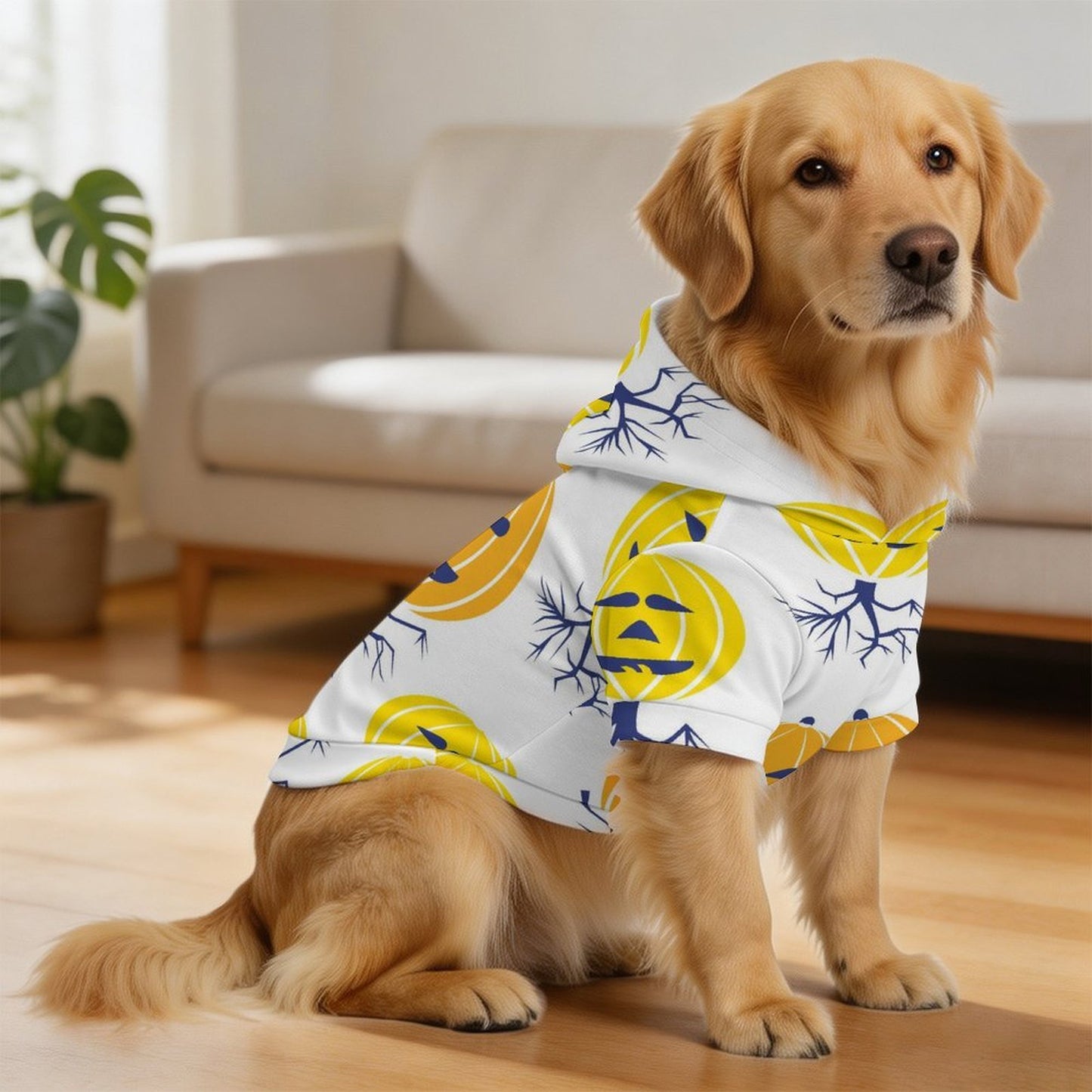 Custom Pet Hoodie for Large Dogs and Cats – Personalized Printed Apparel