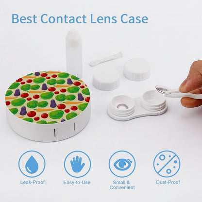 Custom Contact Lens Case | Personalized Travel Kit with Mirror