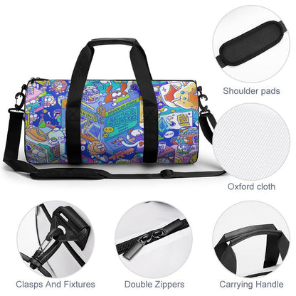 Custom Gym Duffel Bag | Your Logo, Photo & Wet/Dry Pocket