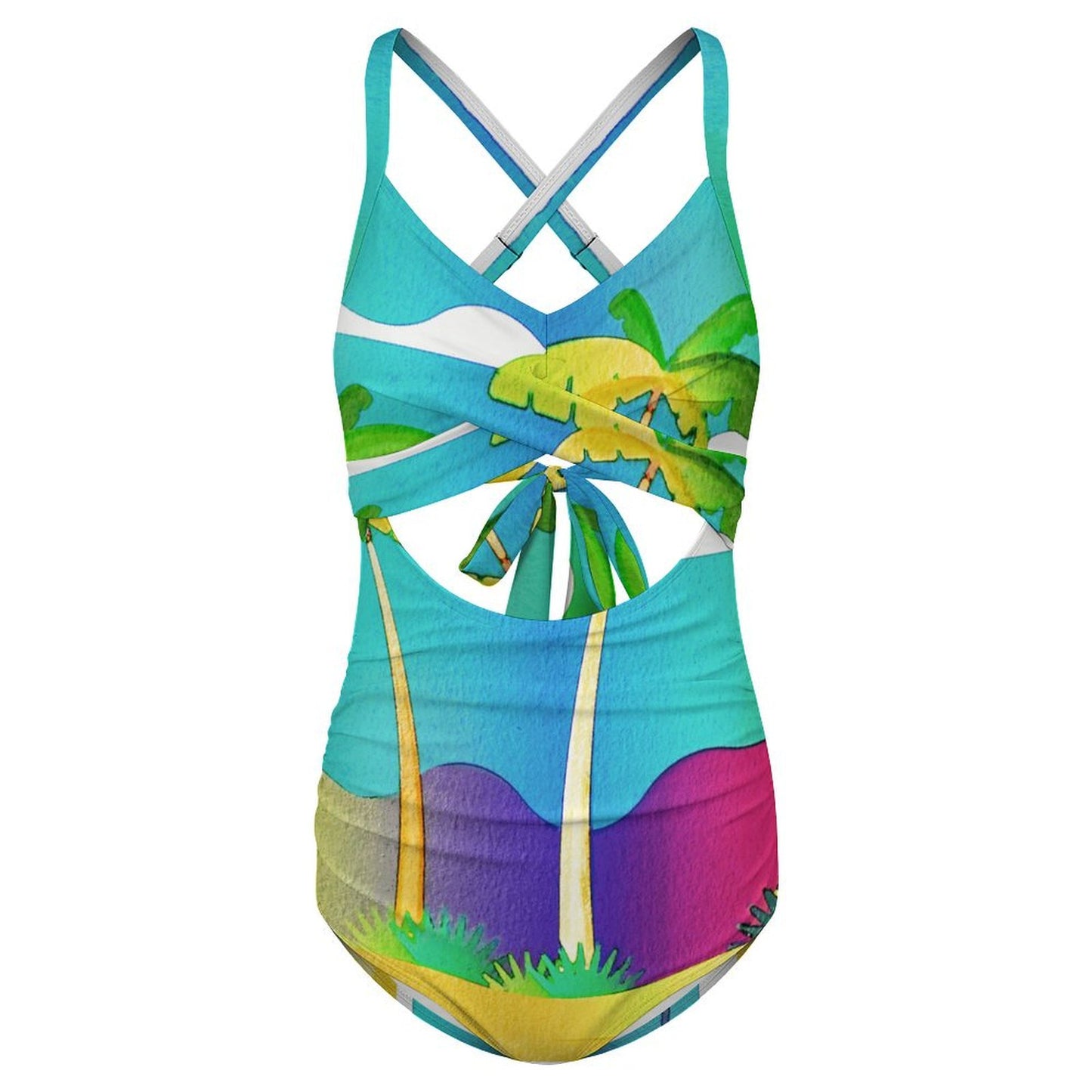 Custom Cut Out One-Piece Swimsuit | Personalized Photo Monokini