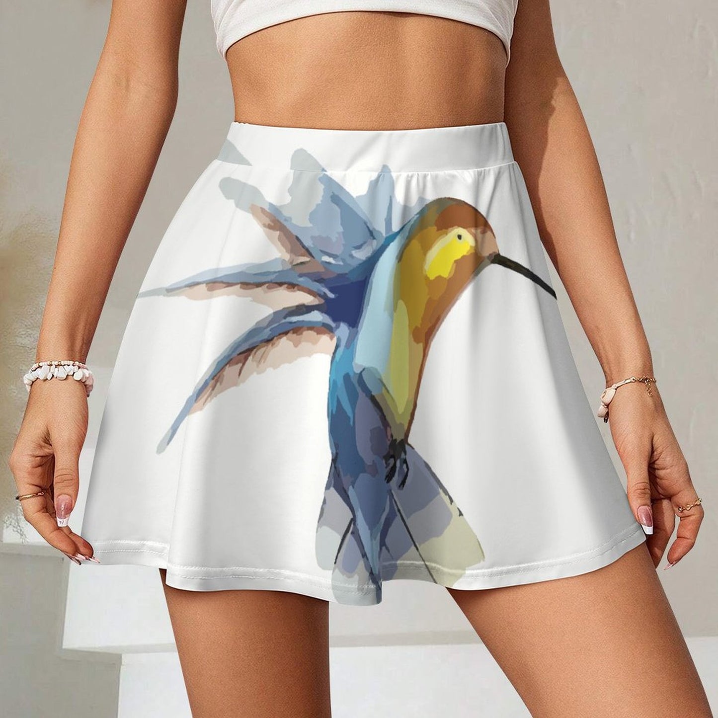 Custom Skater Skirt with Photo | Personalized A-Line Mini Skirt