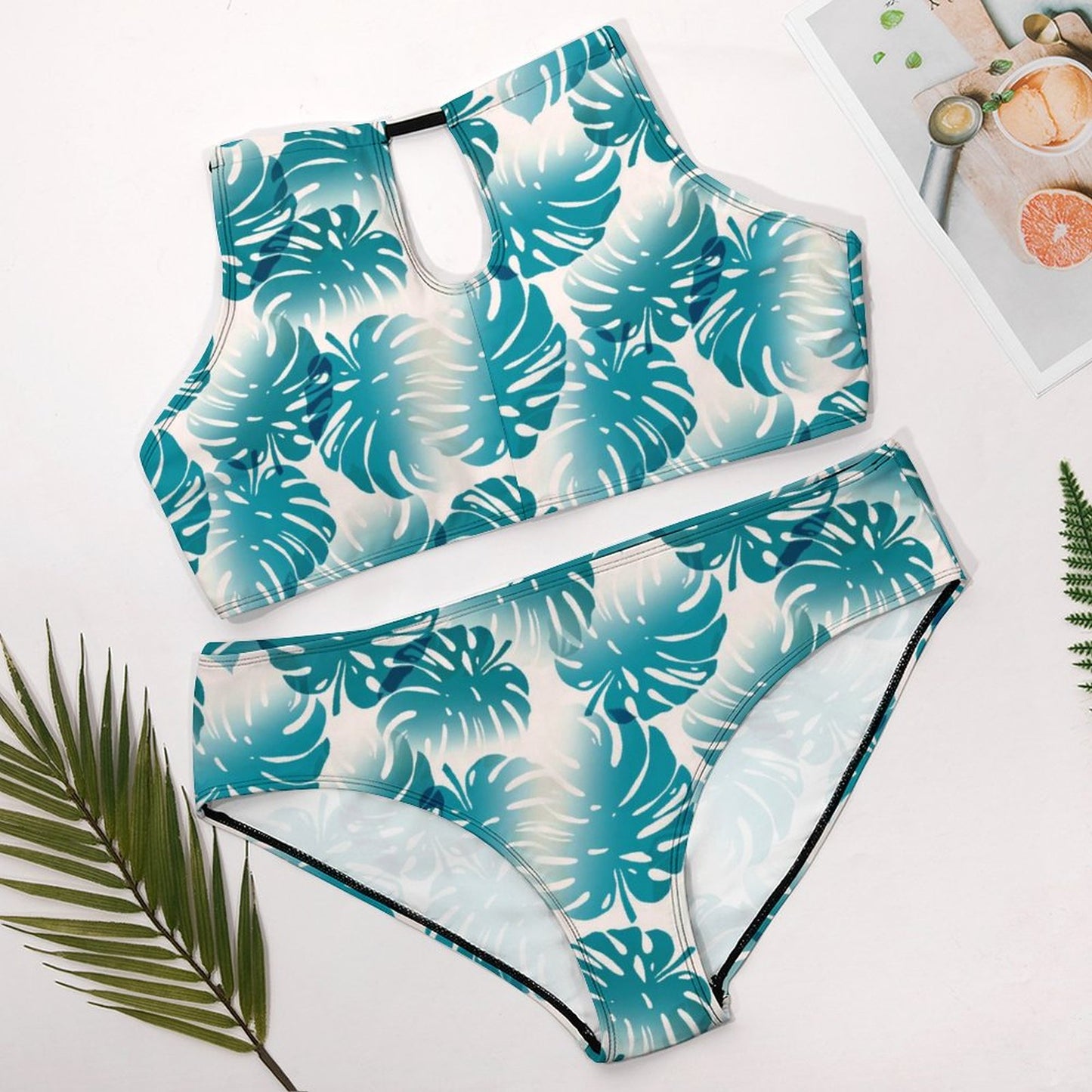 Custom Plus Size Bikini | Your Photo on a Flattering Swimsuit