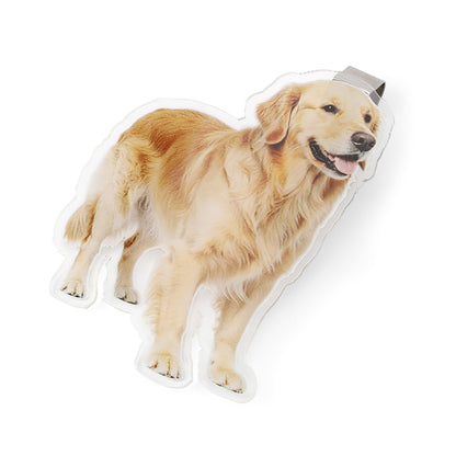 Custom Acrylic Car Visor Clip with Personalized Photo Print