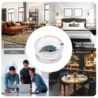 Custom Glass Ashtray | Personalized with Your Photo or Logo