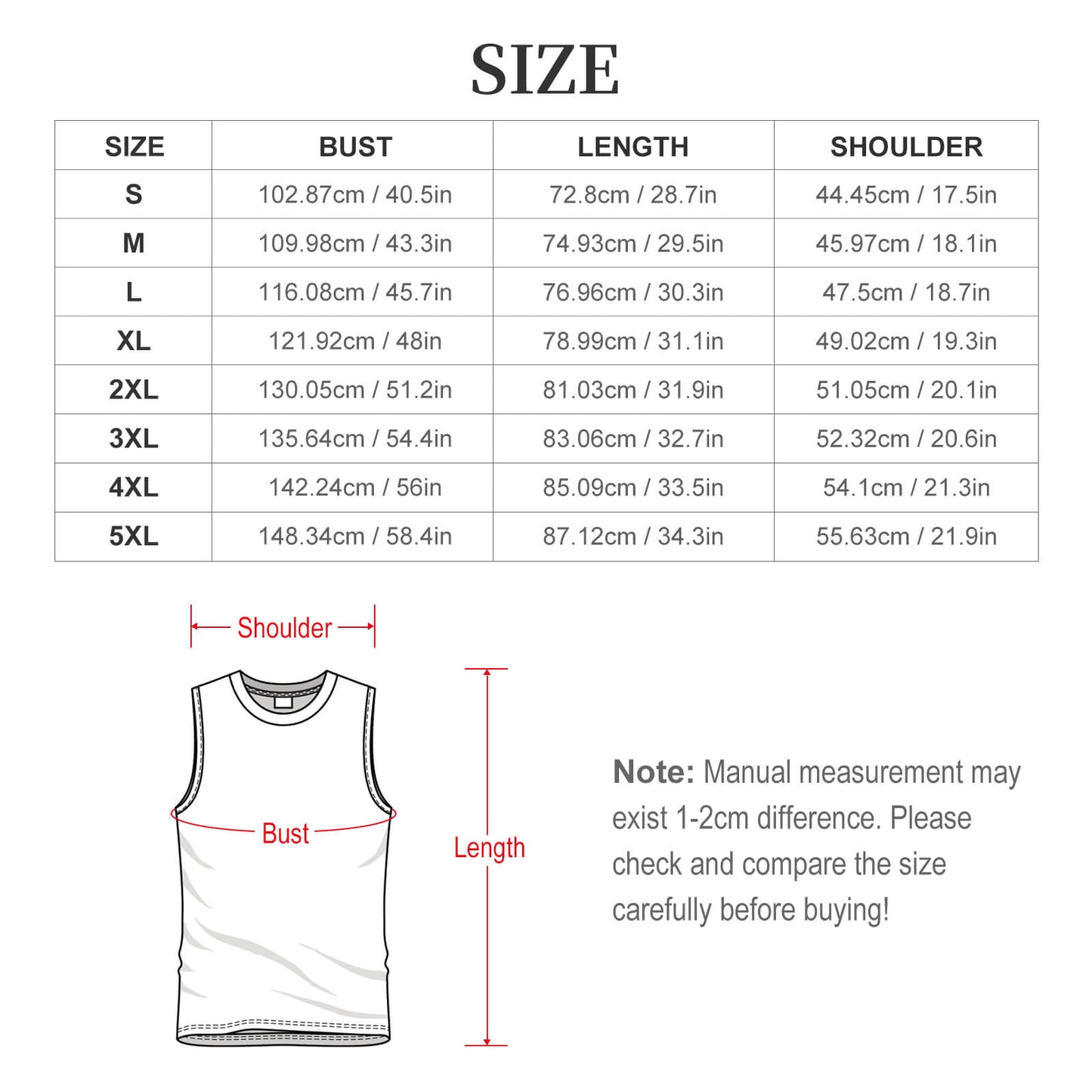 Custom Sleeveless Round Neck T-Shirt | Personalized Photo Tee