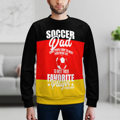Custom All-Over Print Sweatshirt | Cotton-Feel Scuba Pullover (S-5XL)