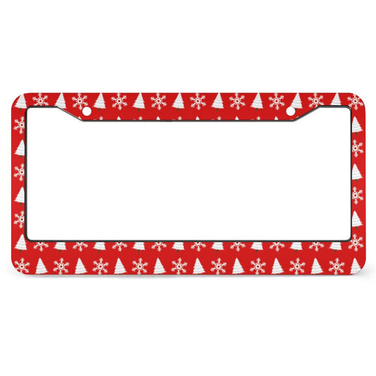 Custom Slim License Plate Frame | No-Block 2-Hole Aluminum