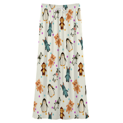 Custom Women's Wide-Leg Pants | Personalized Photo Lounge Trousers