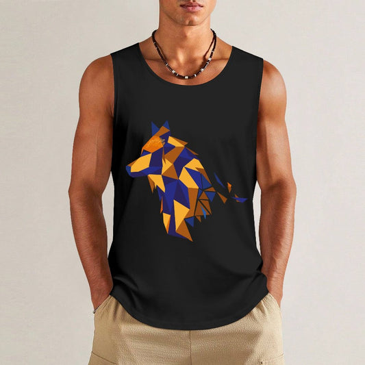 Custom Cotton Vest | Personalized Heat Press Tank Top (Multi-Color)