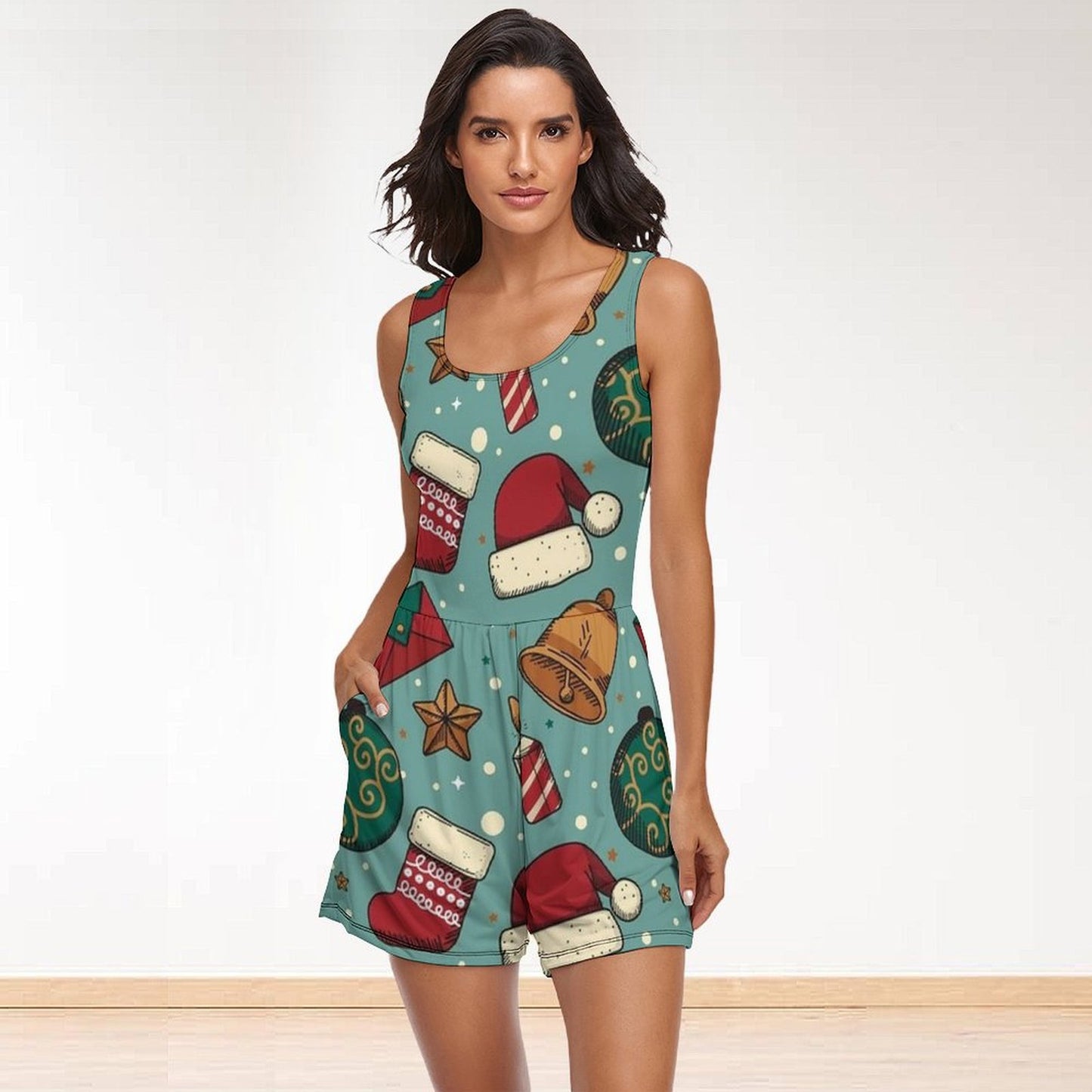 Custom Photo Romper for Women | Personalized Milk Silk Playsuit