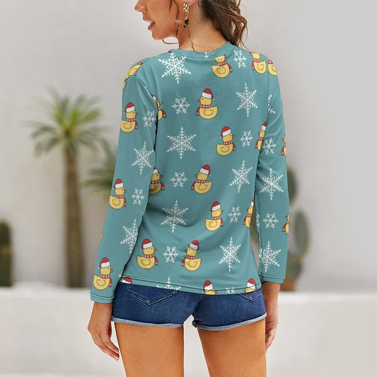 Custom Oversized Crew Neck T-Shirt for Women with Stretchy Comfort Fit
