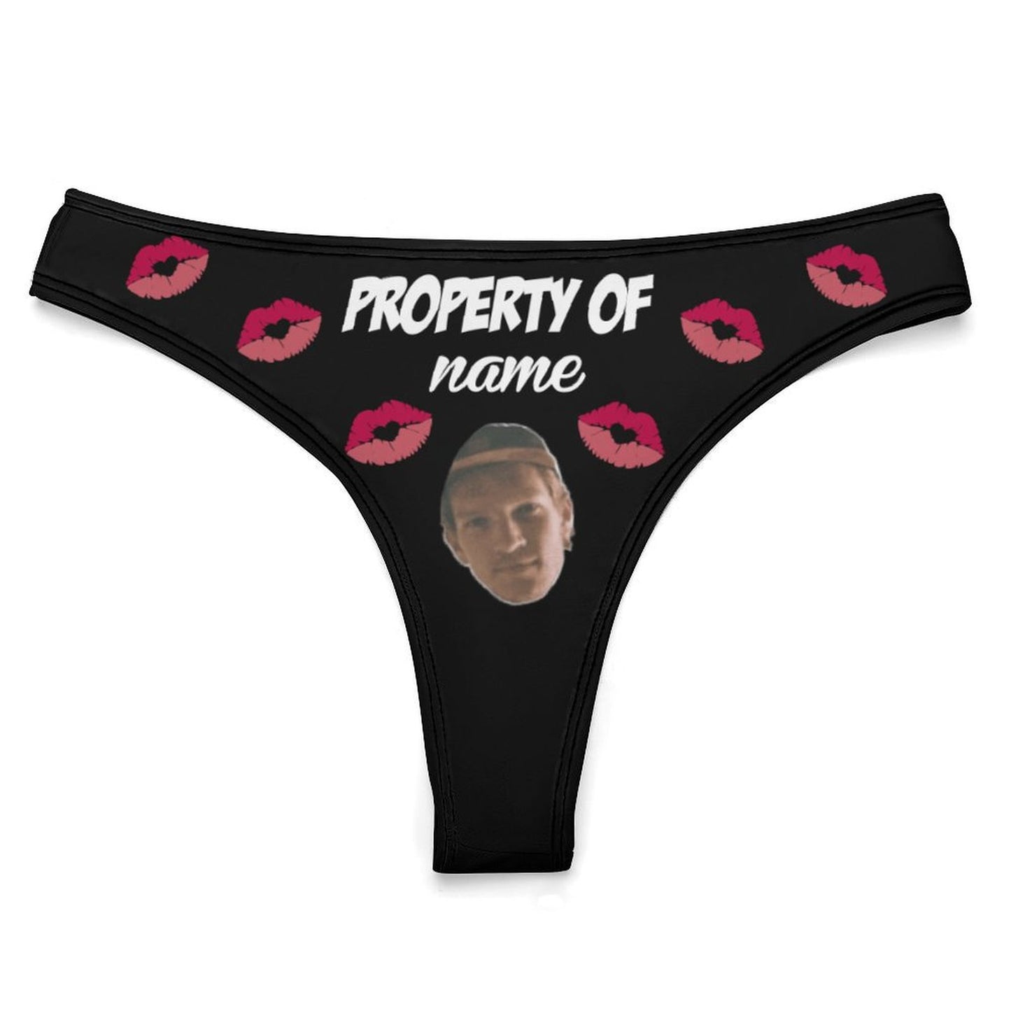 Custom Milk Silk Thong | Personalized Photo Underwear Gift