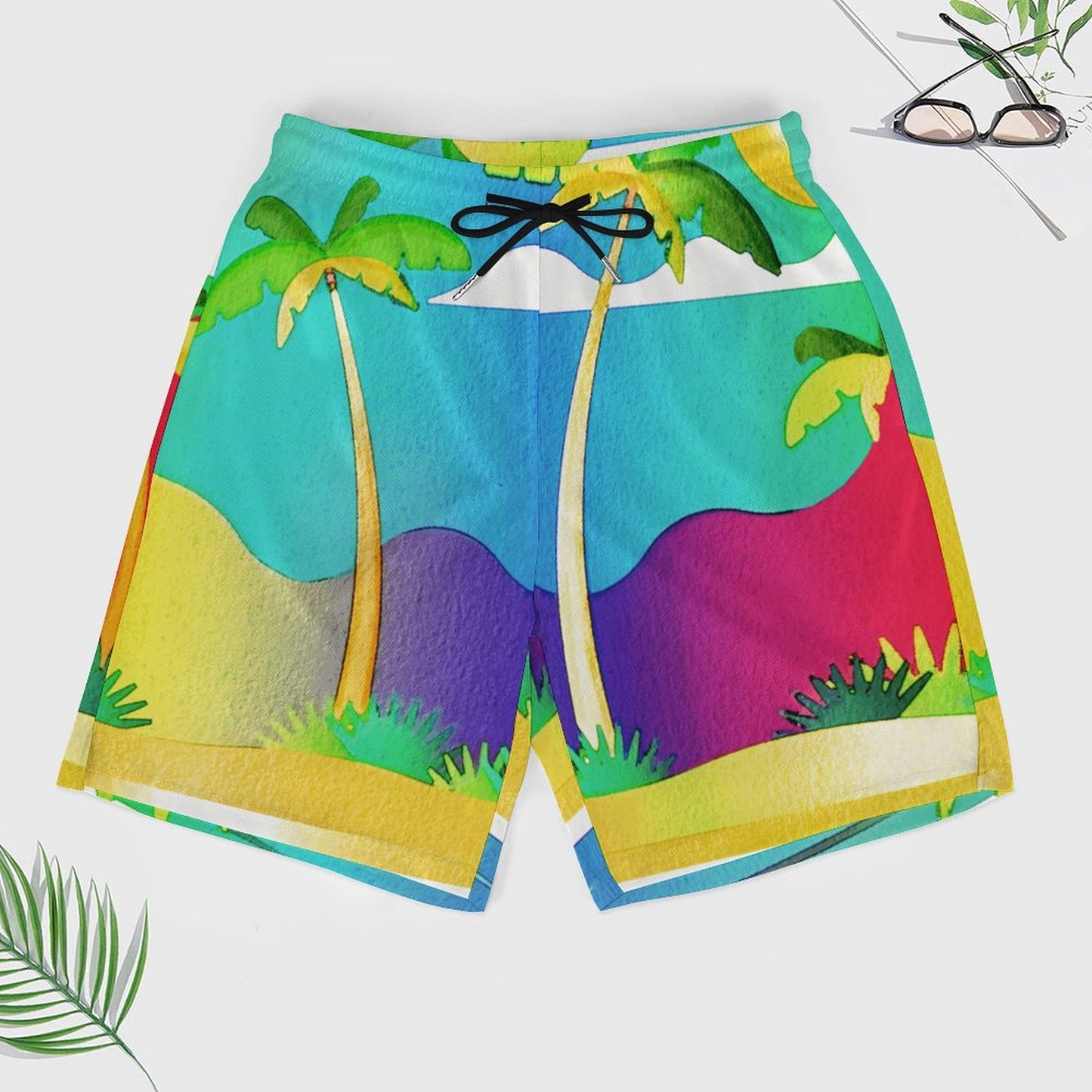 Custom Sport Beach Pants | Personalized Mesh & Milk Silk Shorts