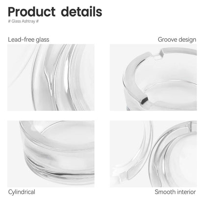 Custom Glass Ashtray | Personalized with Your Photo or Logo