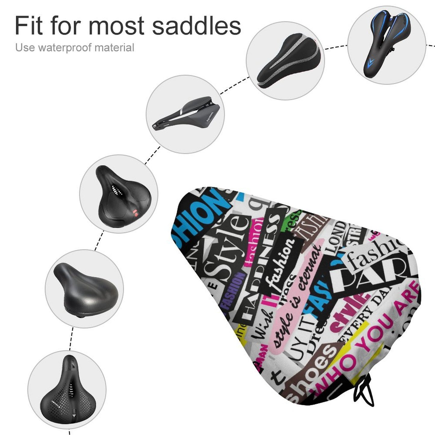 Custom Bike Seat Cover | Personalized & Waterproof Saddle Protection