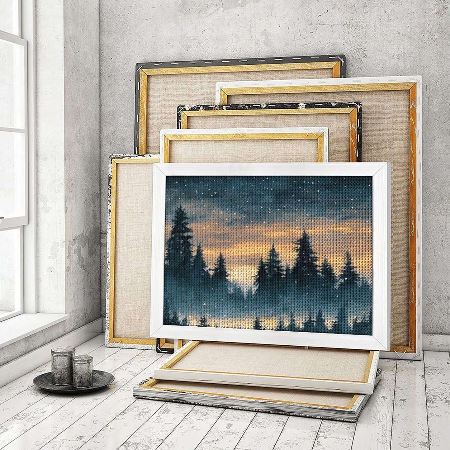 Custom Framed Diamond Art Kit | Turn Your Photo into a Masterpiece