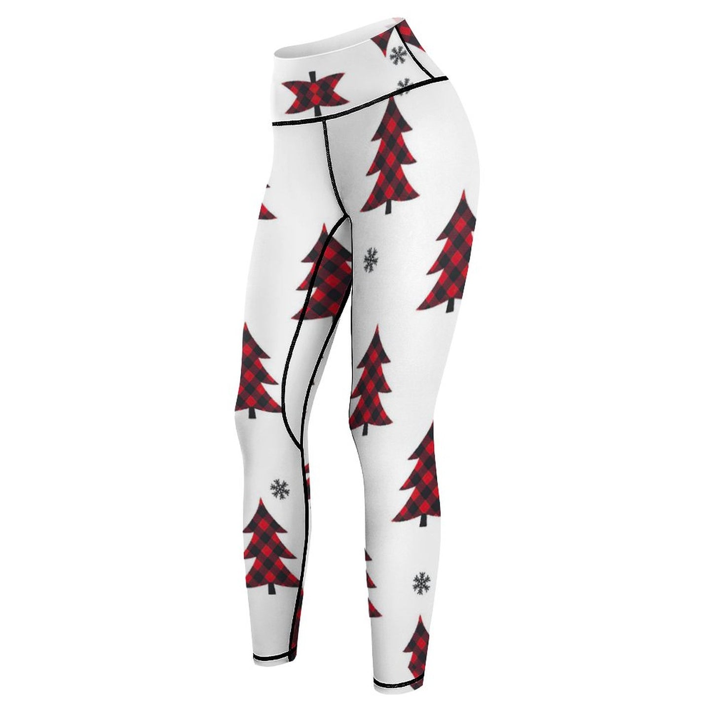 Custom High-Waisted Yoga Leggings | Milk Silk Contour Tights (S-2XL)