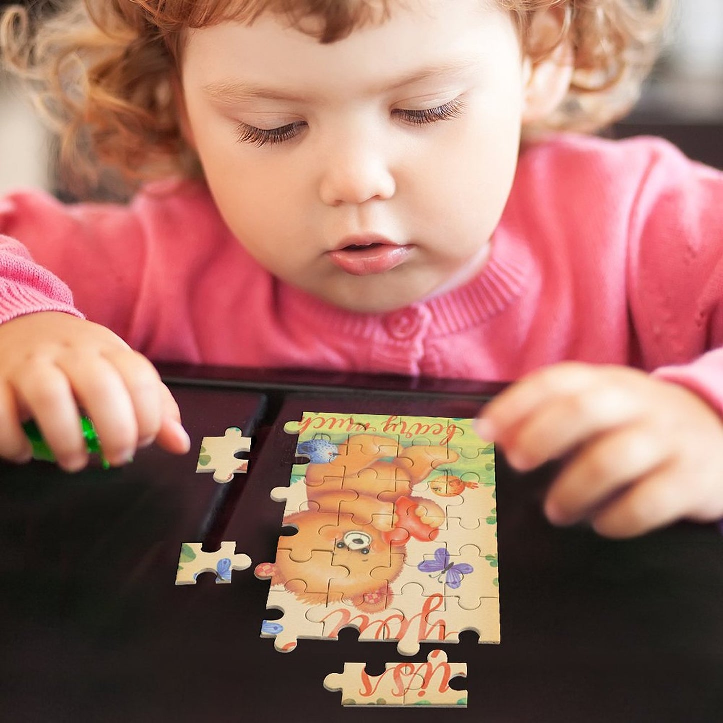 Custom Vertical Wooden Jigsaw Puzzle | Personalised Poplar Wood Gift