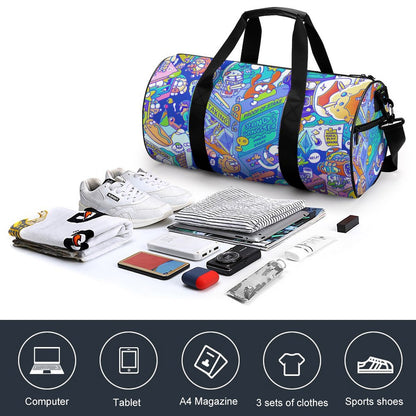 Custom Gym Duffel Bag | Your Logo, Photo & Wet/Dry Pocket