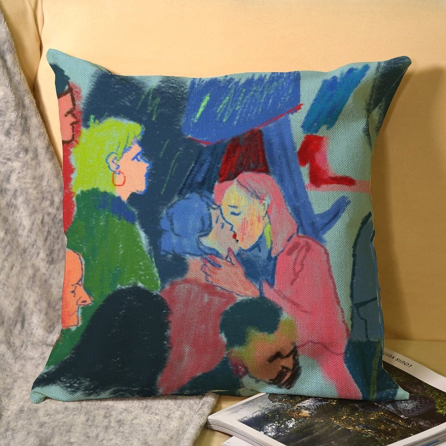 Custom Linen Throw Pillow Covers: Breathable Farmhouse Decor