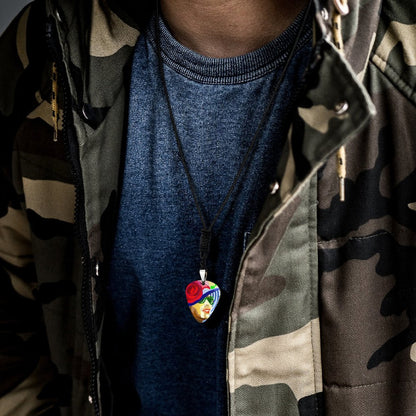 Custom Guitar Pick Pendant Necklace