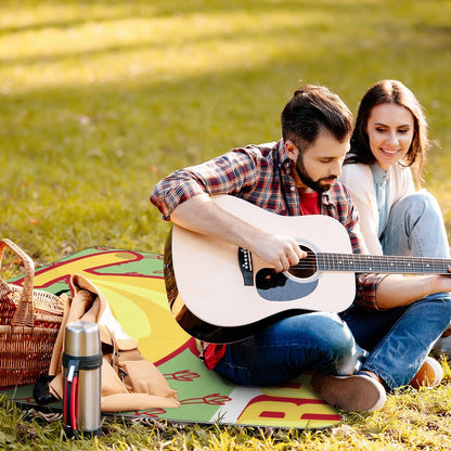 Custom Foldable Outdoor Picnic Blanket | Waterproof Padded Mat with Handle
