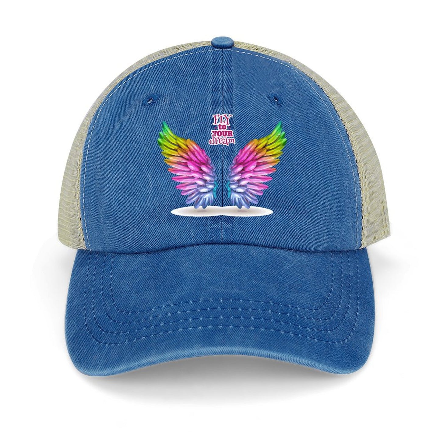Custom Hollow-Out Denim Cap | Personalized Cotton Baseball Hat