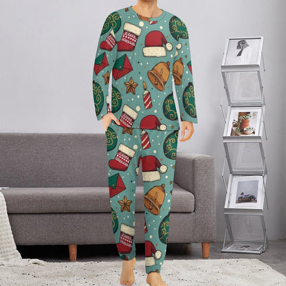 Custom Men's Pajama Set | Personalized Stretch-Fit Loungewear