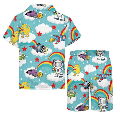 Custom Kids' Beach Set | Personalized Peach Skin Shirt & Shorts