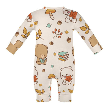 Personalized Long Sleeve Baby Bodysuit in Soft Cotton