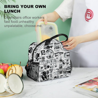 Custom Insulated Crossbody Lunch Bag | Hands-Free Adjustable Tote